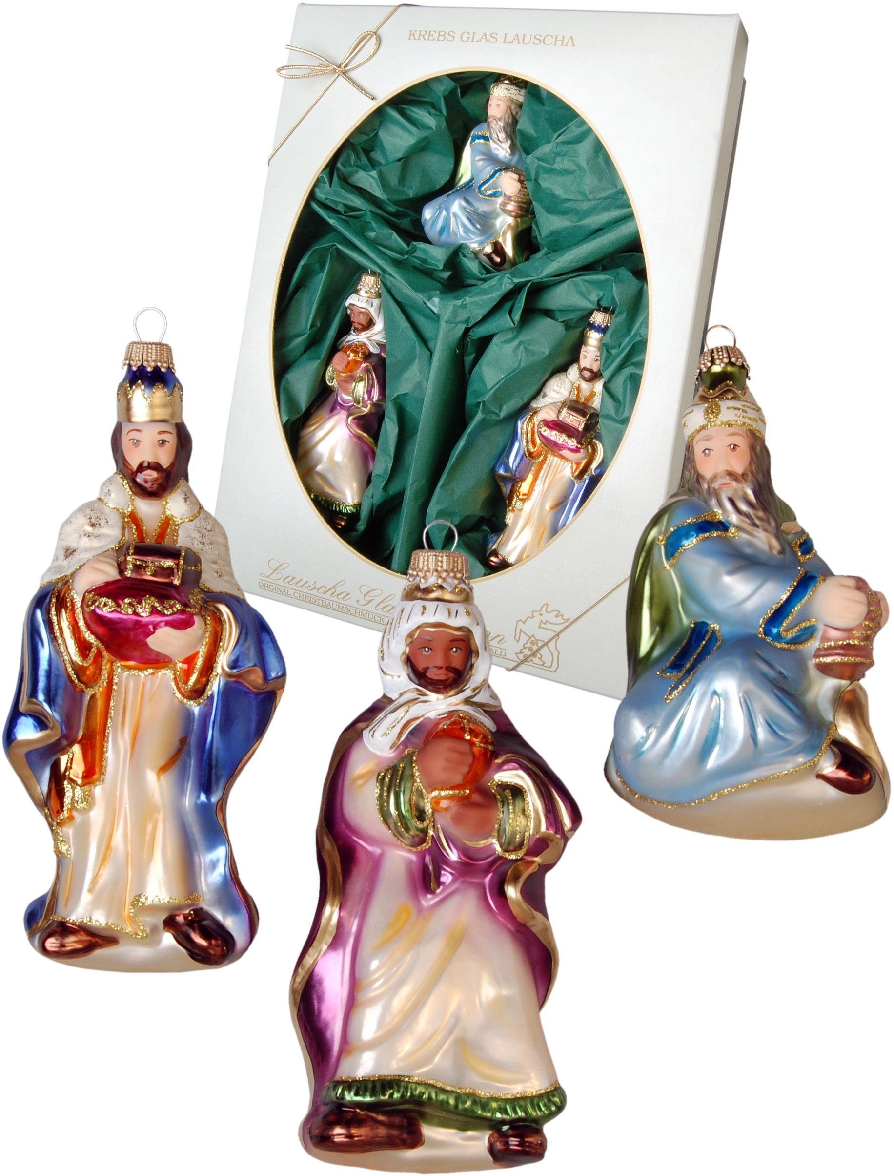 Krebs Glas Lauscha Christbaumschmuck "Die heiligen drei Könige, Weihnachtsd günstig online kaufen