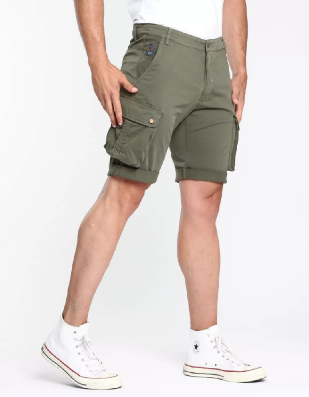 TOP modische Cargo Bermuda - olive - Stretch günstig online kaufen