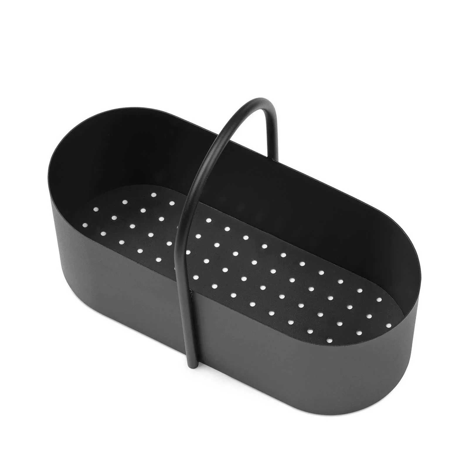 ferm LIVING Werkzeugkasten Grib, schwarz, 35 cm breit, Eisen günstig online kaufen