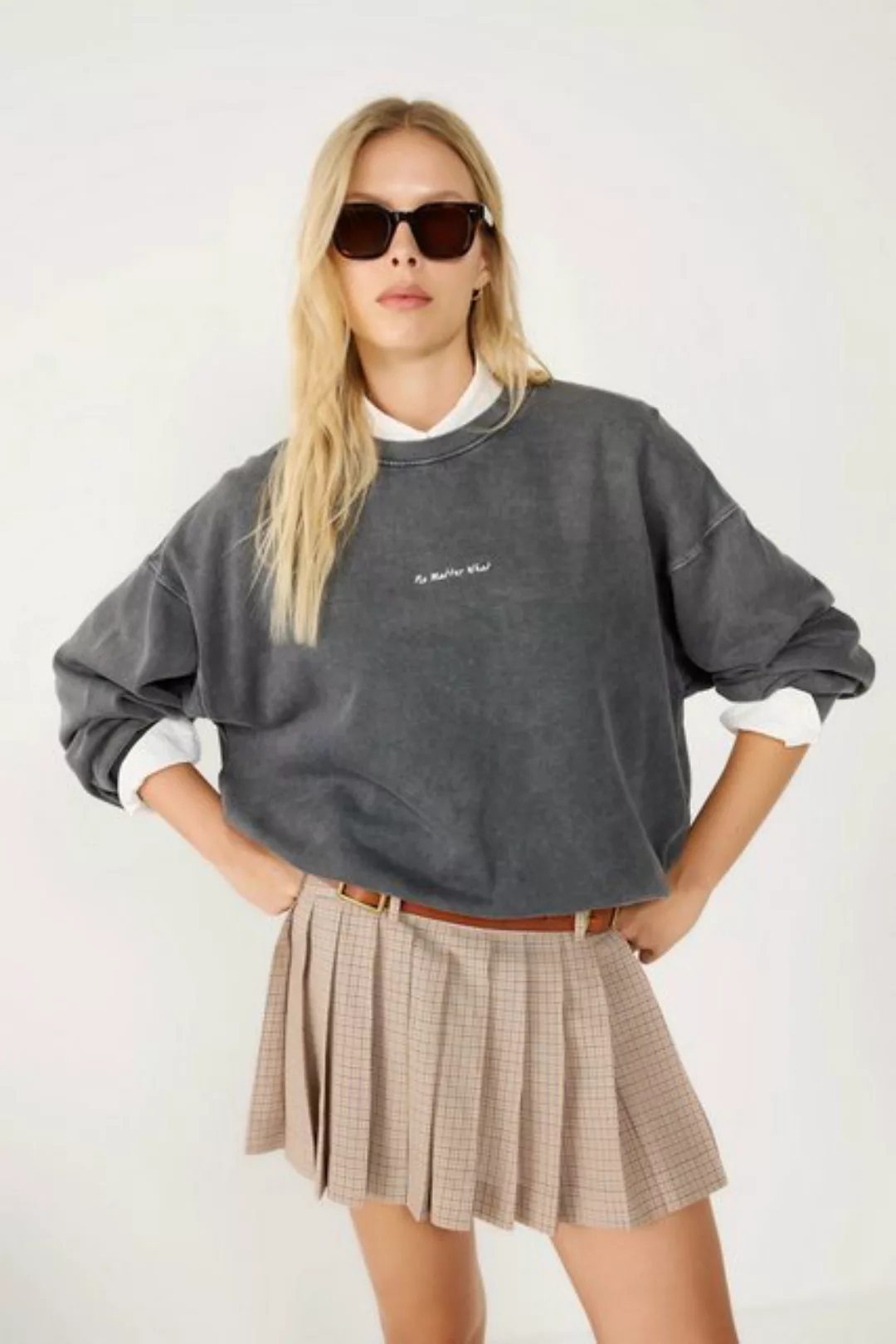 No Matter What Sweatshirt Atmungsaktiver Oversize-Sweatshirt günstig online kaufen