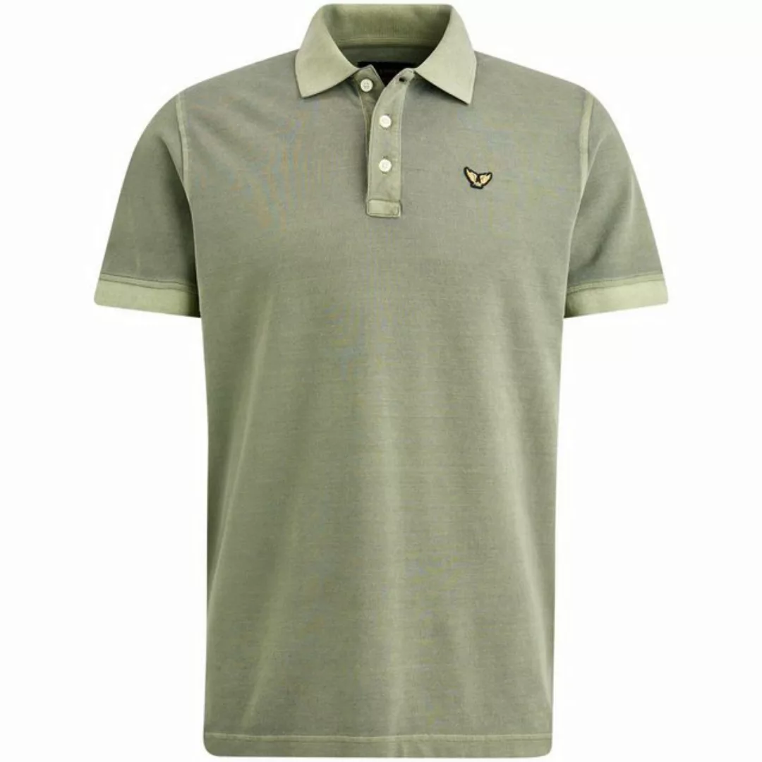 PME LEGEND T-Shirt Short sleeve polo garment dyed piq, Deep Lichen Green günstig online kaufen