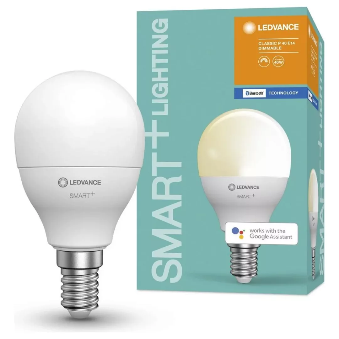 SMART+ Bluetooth LED Leuchtmittel E14 5W 470lm warmweiß günstig online kaufen