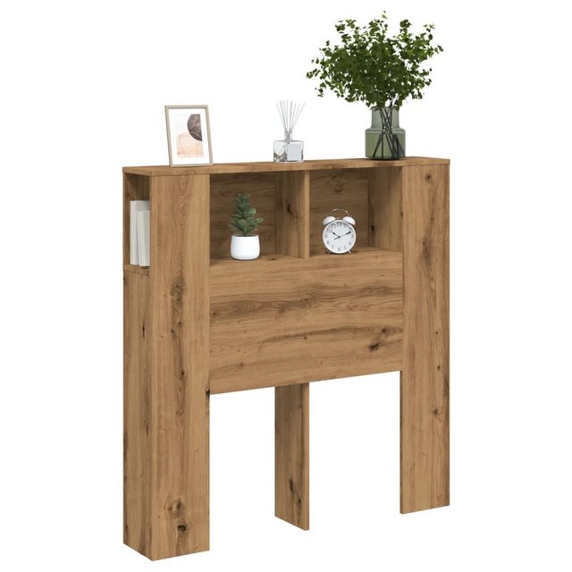 vidaXL Aktenschrank Kopfteil mit Ablagen Artisan-Eiche 100x19x104,5cm Spanp günstig online kaufen