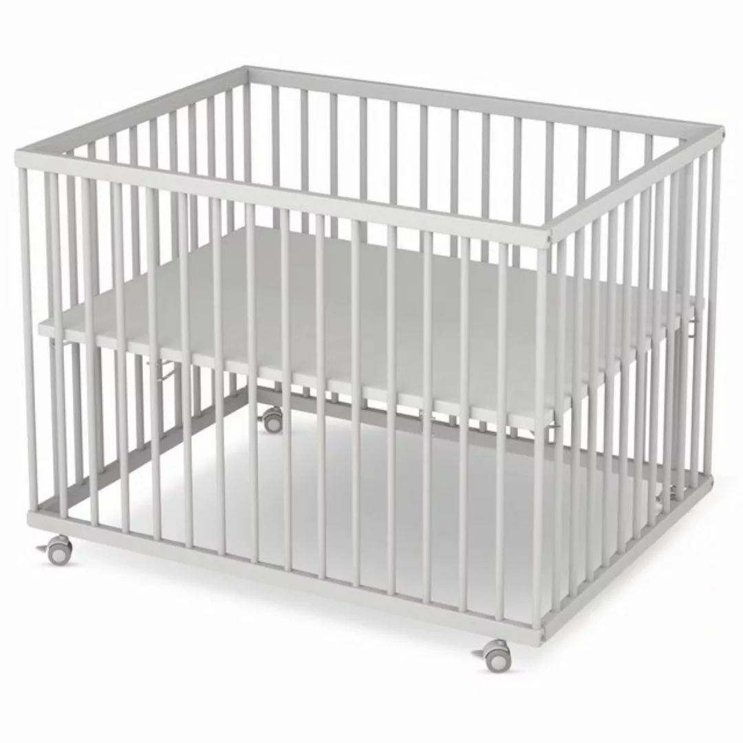 Sämann Babybett Laufgitter Basic Kollektion 75x100 cm weiß Laufstall für Ba günstig online kaufen