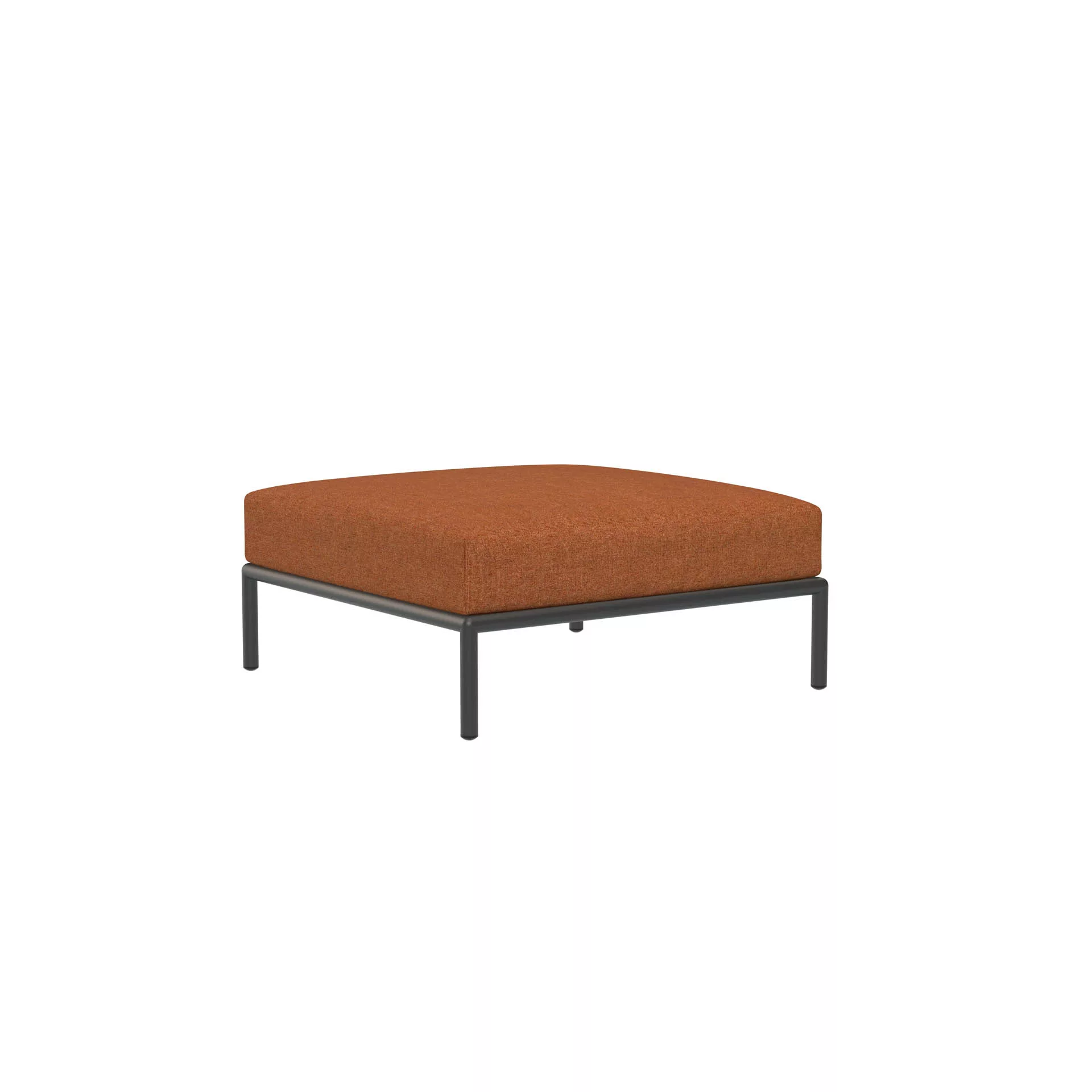 LEVEL2 Outdoor Ottoman Lounge-Modul 3 Rost Dunkelgrau günstig online kaufen