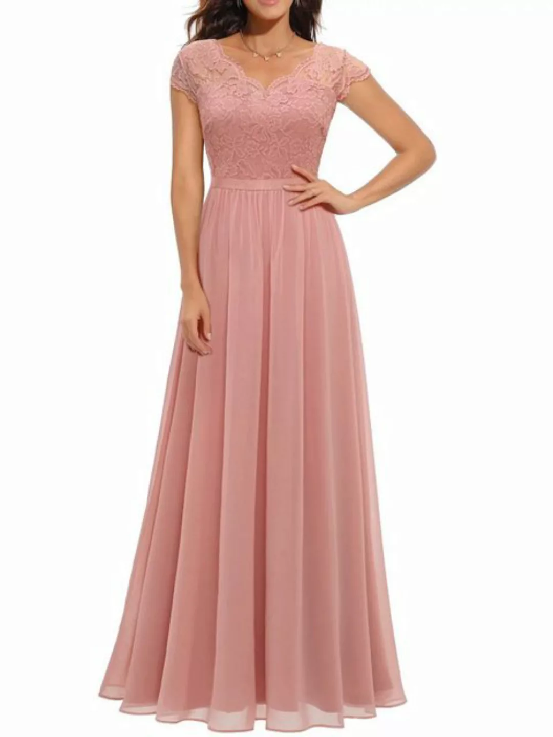 B.X Cocktailkleid Langes Abendkleid für Damen Hochzeitsgastkleid Braut Absc günstig online kaufen