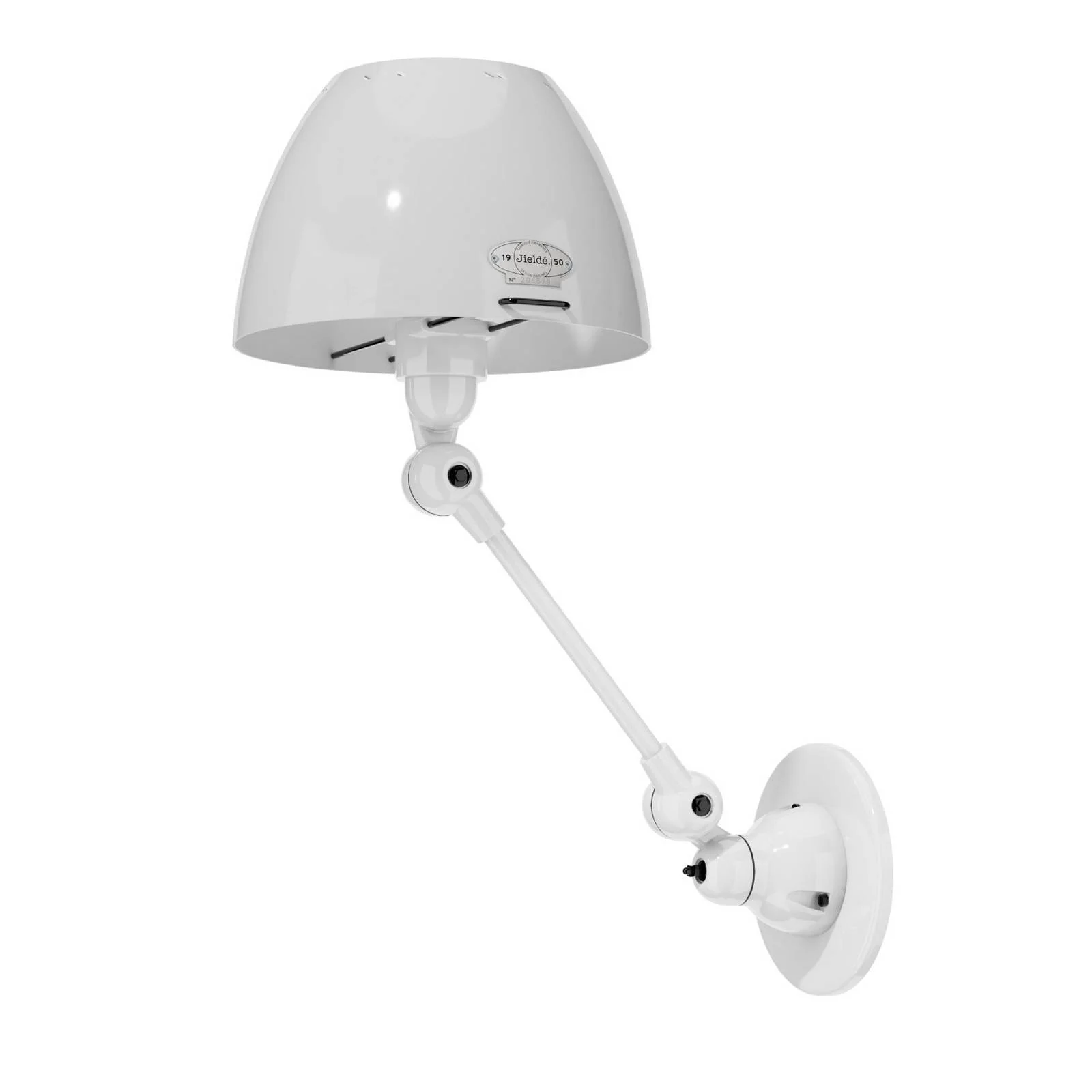 Jieldé Aicler AIC701 Gelenk-Wandleuchte weiß günstig online kaufen