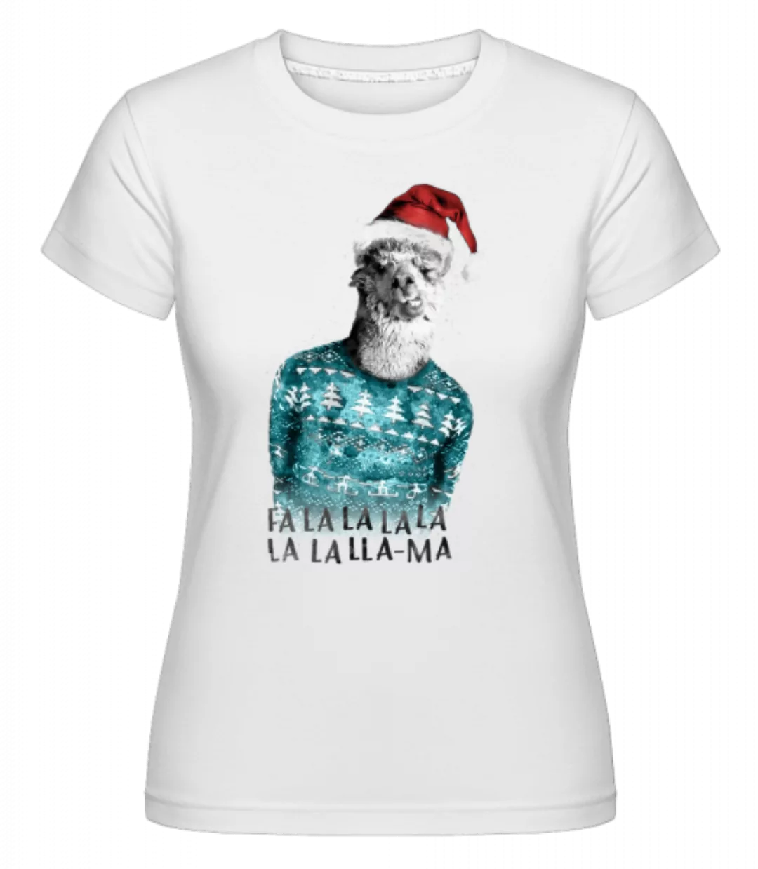 Weihnachts Lama · Shirtinator Frauen T-Shirt günstig online kaufen