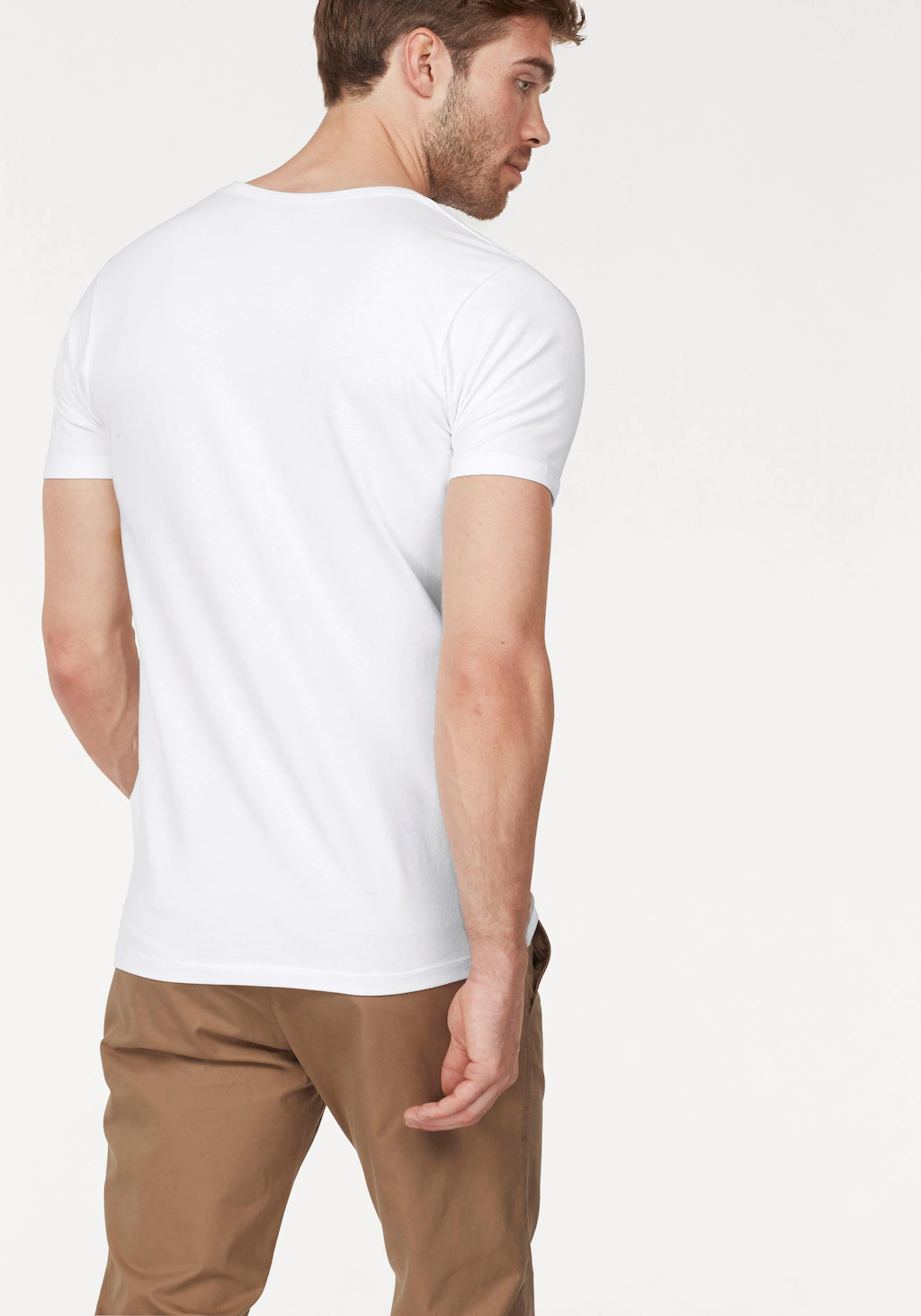 Jack & Jones Herren V-Neck T-Shirt Basic günstig online kaufen