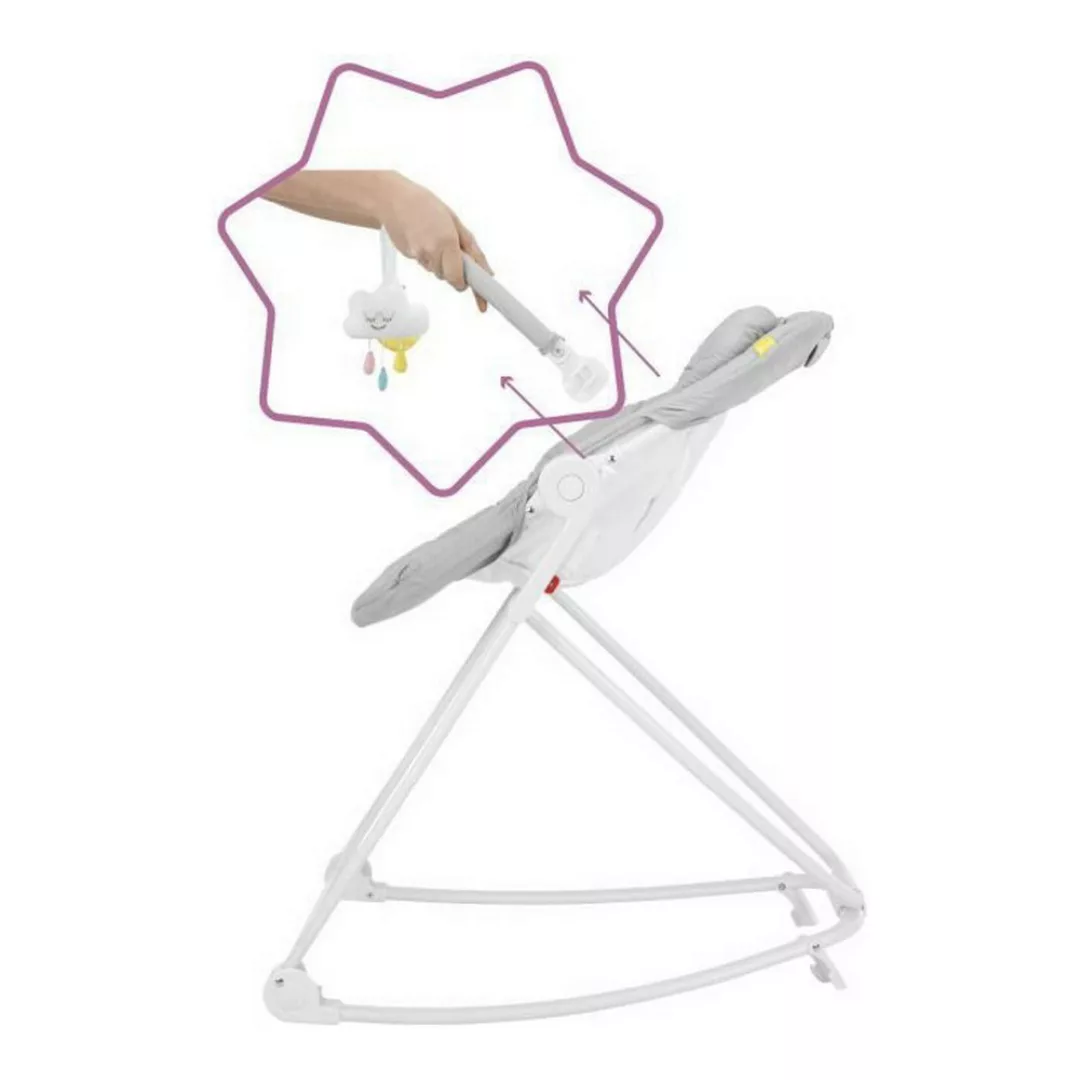 Baby-liegestuhl Badabulle Compact'up High Grau günstig online kaufen