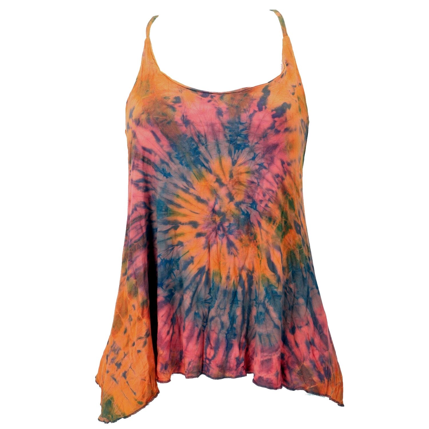 Guru-Shop T-Shirt Sommerliches Boho Batik Top, günstig online kaufen