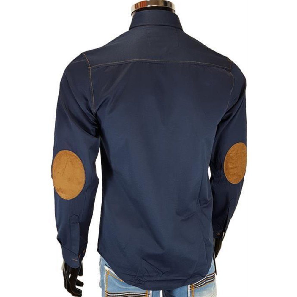 Megaman Jeans Langarmhemd Herren Langarmhemd elegant günstig online kaufen