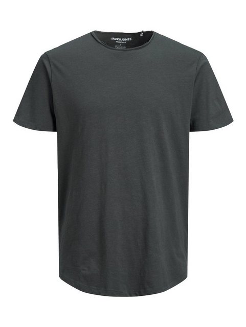 Jack & Jones T-Shirt Basic T-Shirt Rundhals Kurzarm JJEBASHER 5979 in Grau günstig online kaufen