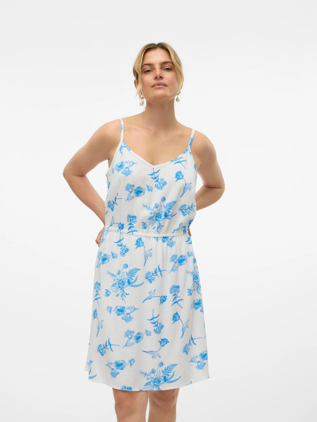 Vero Moda Sommerkleid VMMYMILO SINGLET SHORT DRESS WVN GA günstig online kaufen