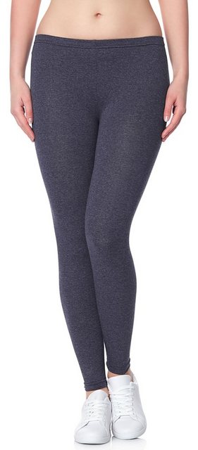 Ladeheid Leggings Damen Leggings Long aus Baumwolle LAMA02 (1-tlg) elastisc günstig online kaufen