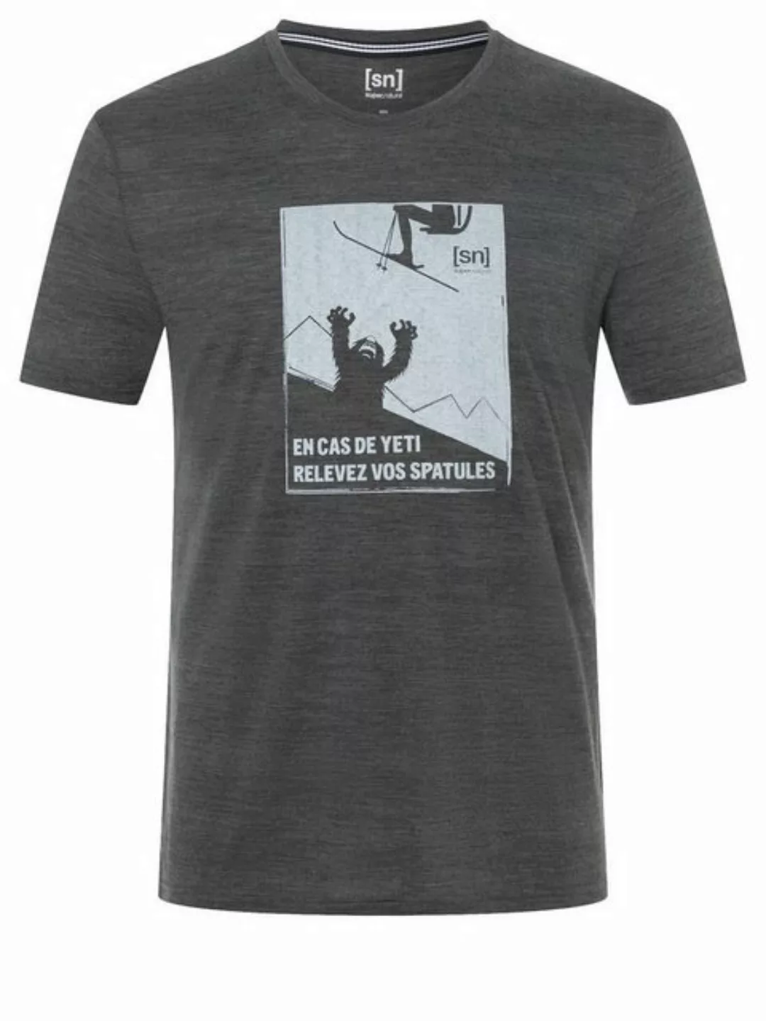 SUPER.NATURAL Kurzarmshirt Super.natural M Yeti Tee Herren Kurzarm-Shirt günstig online kaufen