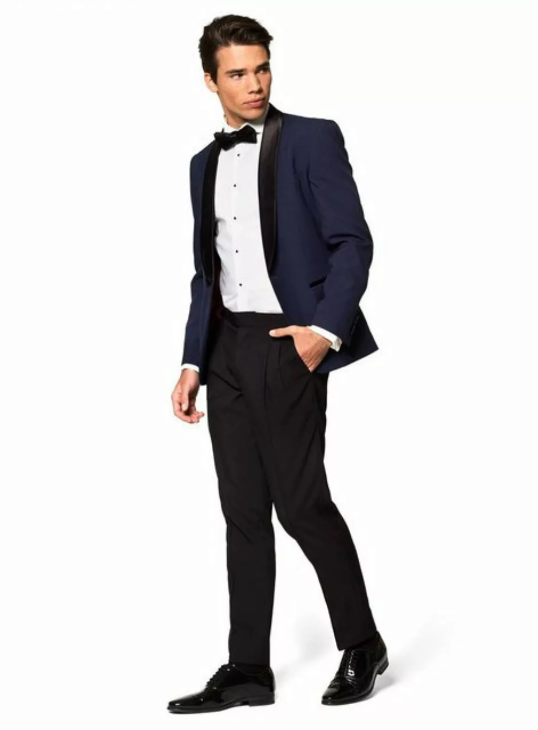 Opposuits Anzug Tuxedo Midnight Blue Oberstylisches Smoking Anzug in dunkle günstig online kaufen