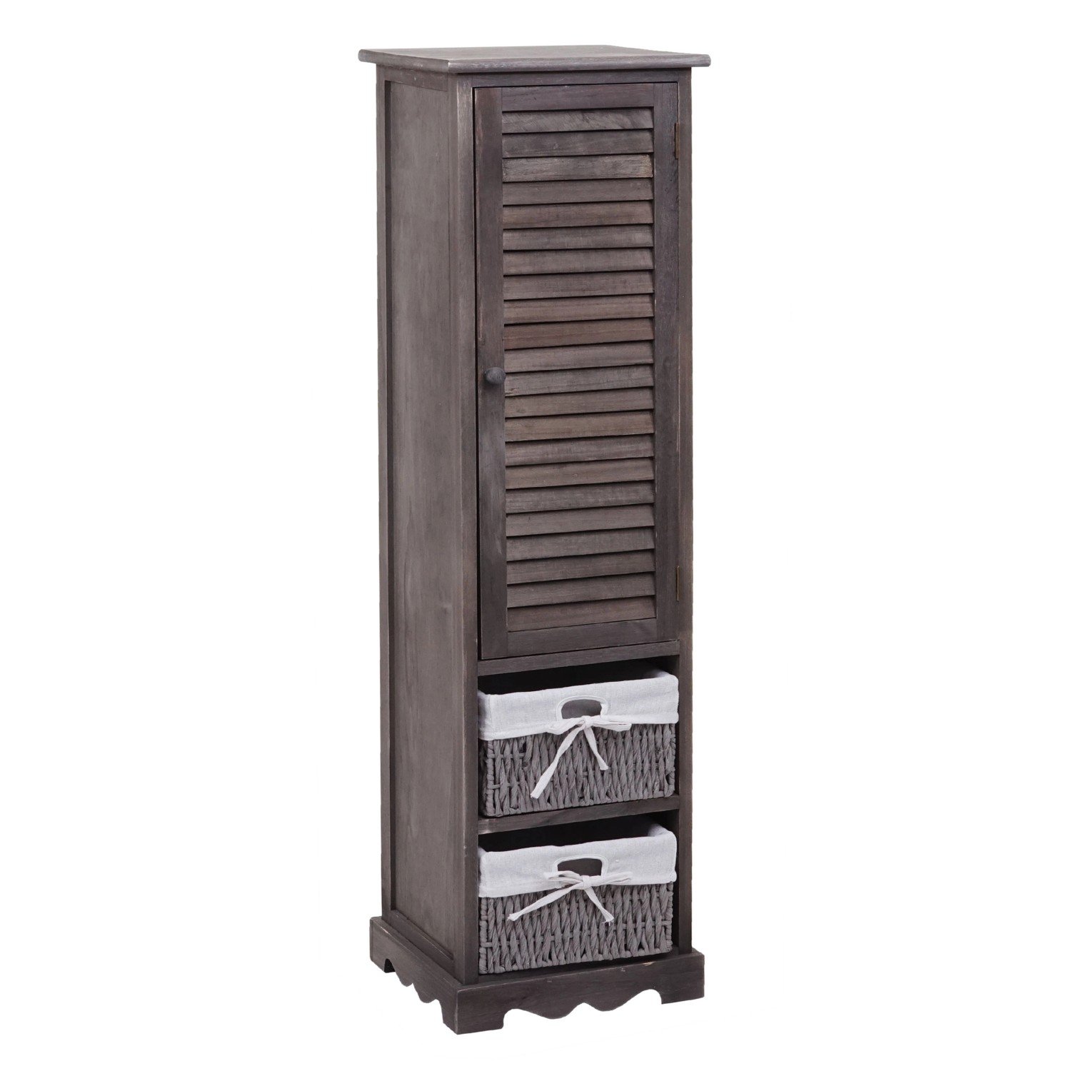 MCW Badezimmerkommode H20 Shabby Grau-Braun günstig online kaufen