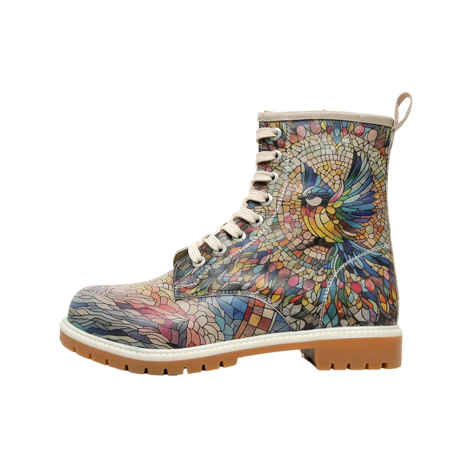 DOGO Schnürboots "Damen Boots Mosaical Vegan Damen Boots / Female", Vegan günstig online kaufen