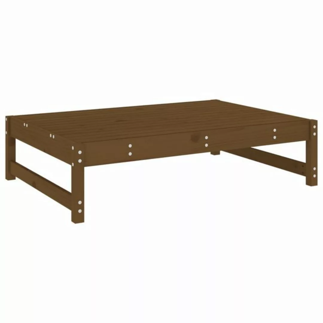 vidaXL Sofaelement Gartenhocker Honigbraun 120x80 cm Massivholz Kiefer (1 S günstig online kaufen