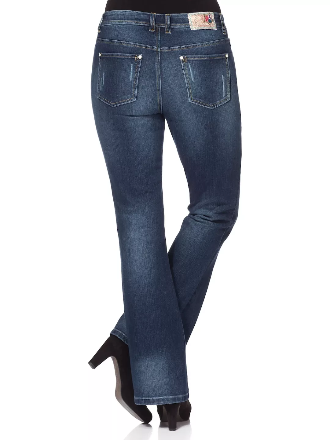 sheego by Joe Browns Bootcut-Jeans "Große Größen", mit Pailletten am Bund günstig online kaufen