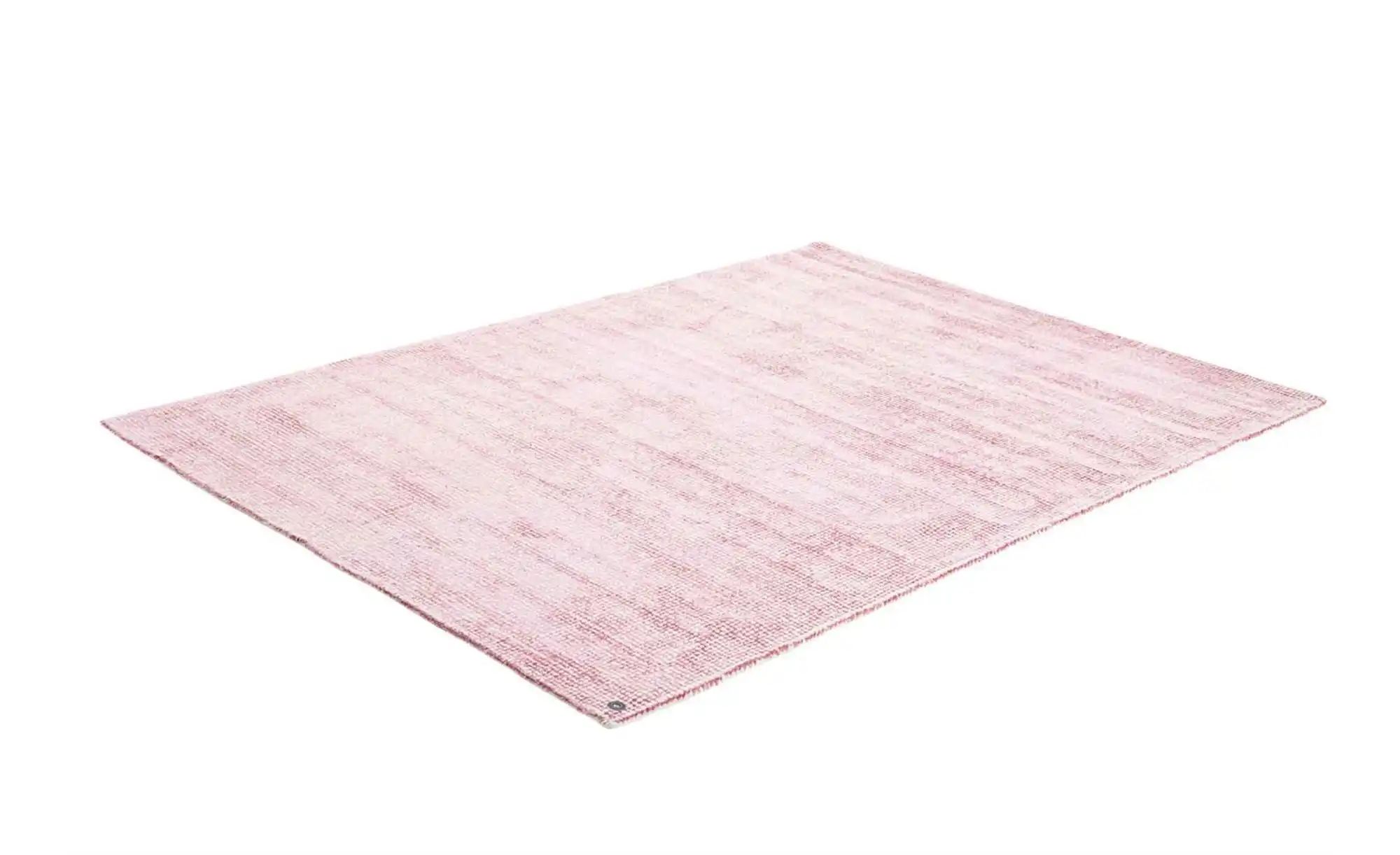 Tom Tailor Wollteppich  Groove ¦ rosa/pink ¦ Wolle ¦ Maße (cm): B: 190 H: 1 günstig online kaufen