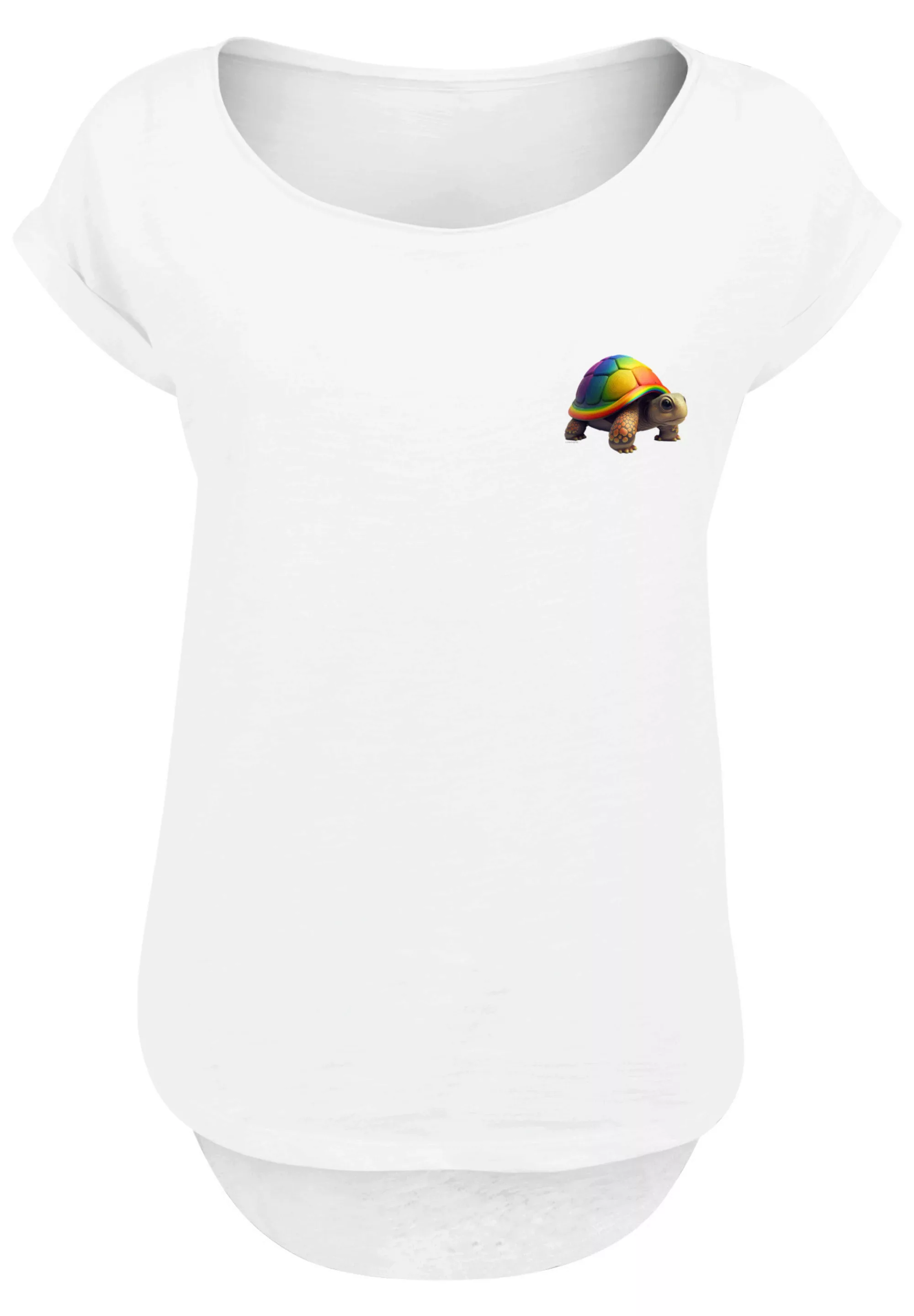 F4NT4STIC T-Shirt "Rainbow Turtle LONG TEE", Print günstig online kaufen