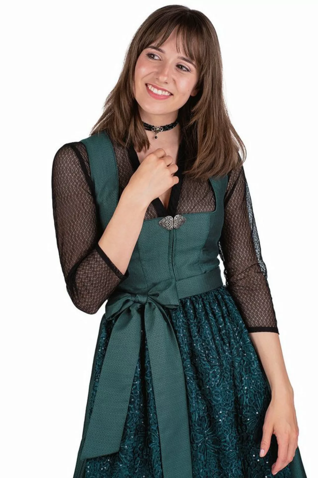 MarJo Dirndl Midi Dirndl 2tlg. - NADESCHA - flaschengrün/smaragd günstig online kaufen