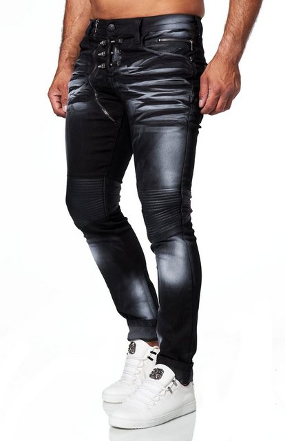 KINGZ Slim-fit-Jeans, In modischem Design günstig online kaufen