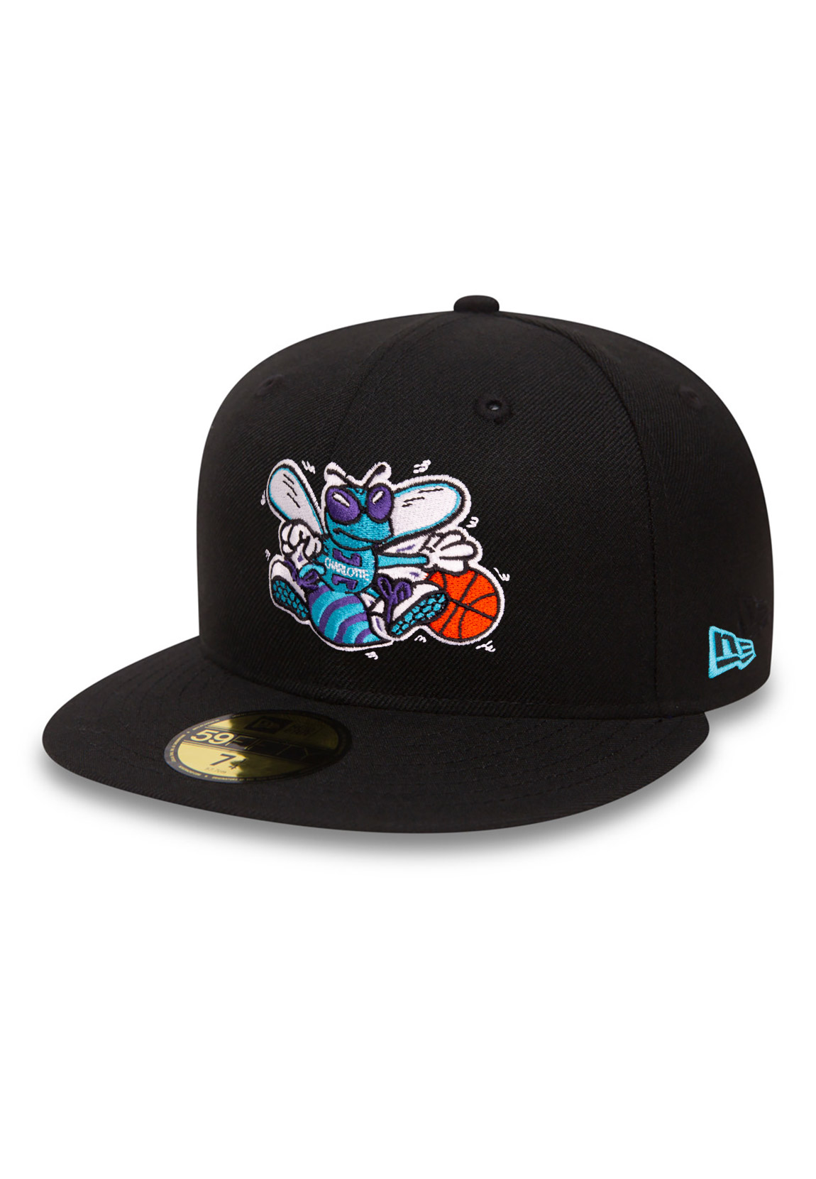 New Era 59Fifty Cap CHARLOTTE HORNETS Black Schwarz günstig online kaufen