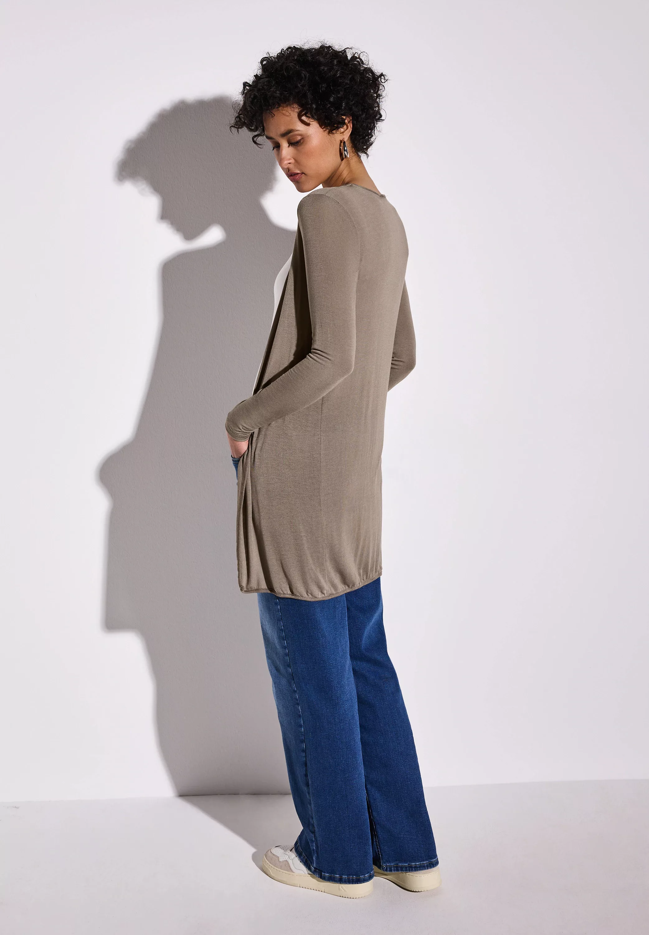 STREET ONE Cardigan, aus softem Materialmix günstig online kaufen