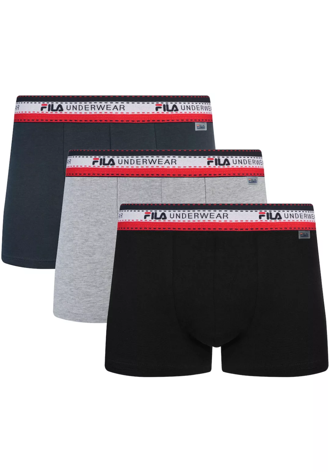 Fila Boxershorts, (Packung, 3 St.) günstig online kaufen