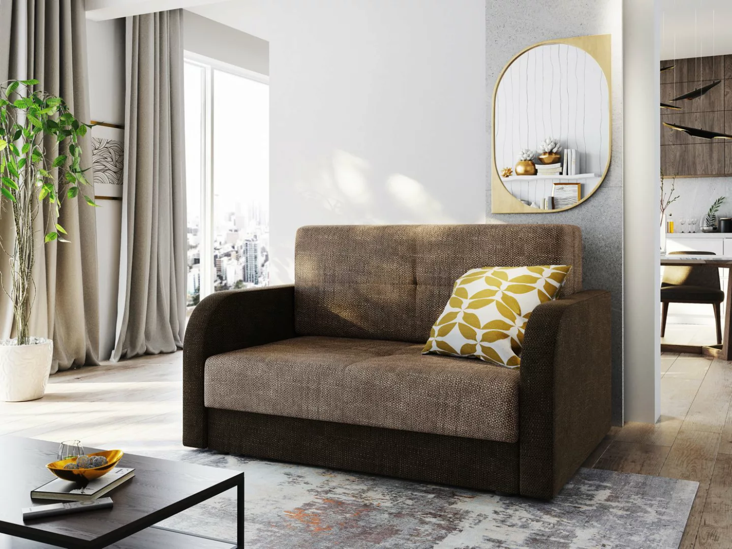 ALTDECOR Sofa TWIC, Couch mit Schlaffunktion, Bettkasten, Wohnzimmer günstig online kaufen