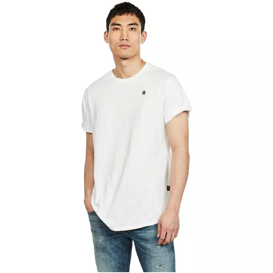 G-star Lash Ribbed Kurzarm T-shirt 2XL White günstig online kaufen