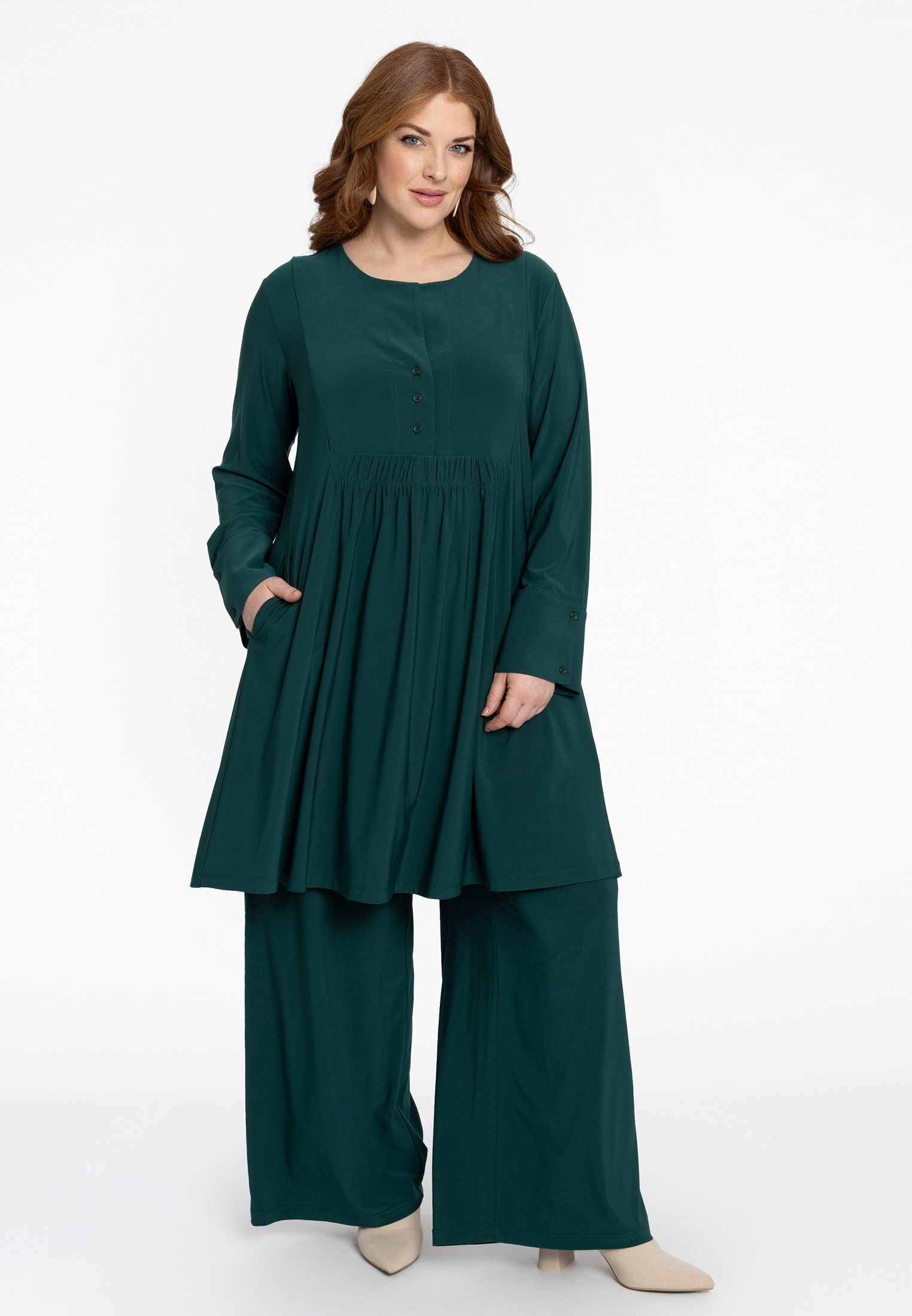 YOEK A-Linien-Kleid Damen Kleid Große Größen günstig online kaufen