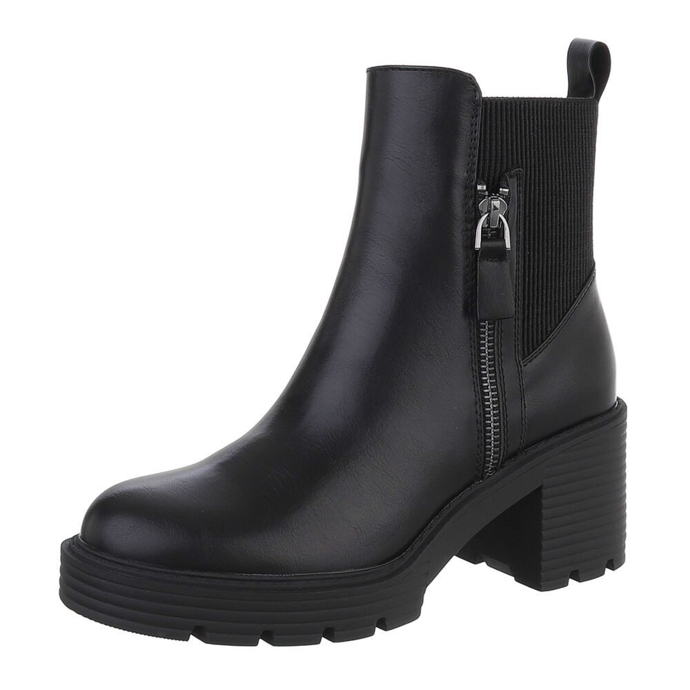 Ital-Design Damen Freizeit Plateaustiefelette (87283987) Blockabsatz günstig online kaufen