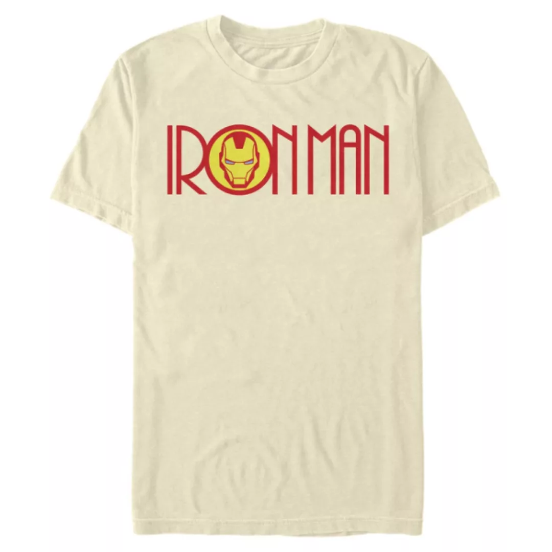 Marvel - Avengers - Iron Man Retro Ironman Logo - Männer T-Shirt günstig online kaufen