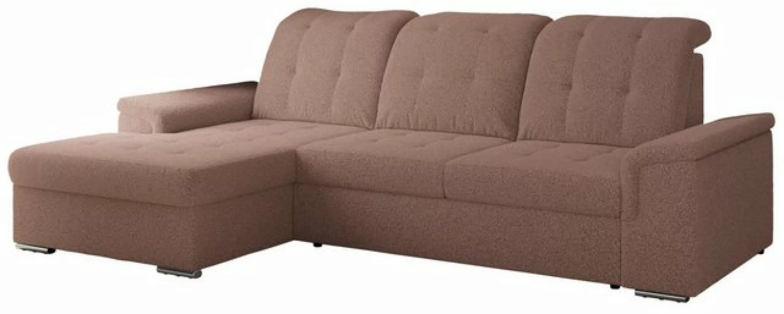 MKS MÖBEL Ecksofa MADRITO L, Set, Schlafsofa, Wellenfedern, T30-Schaum, Eck günstig online kaufen