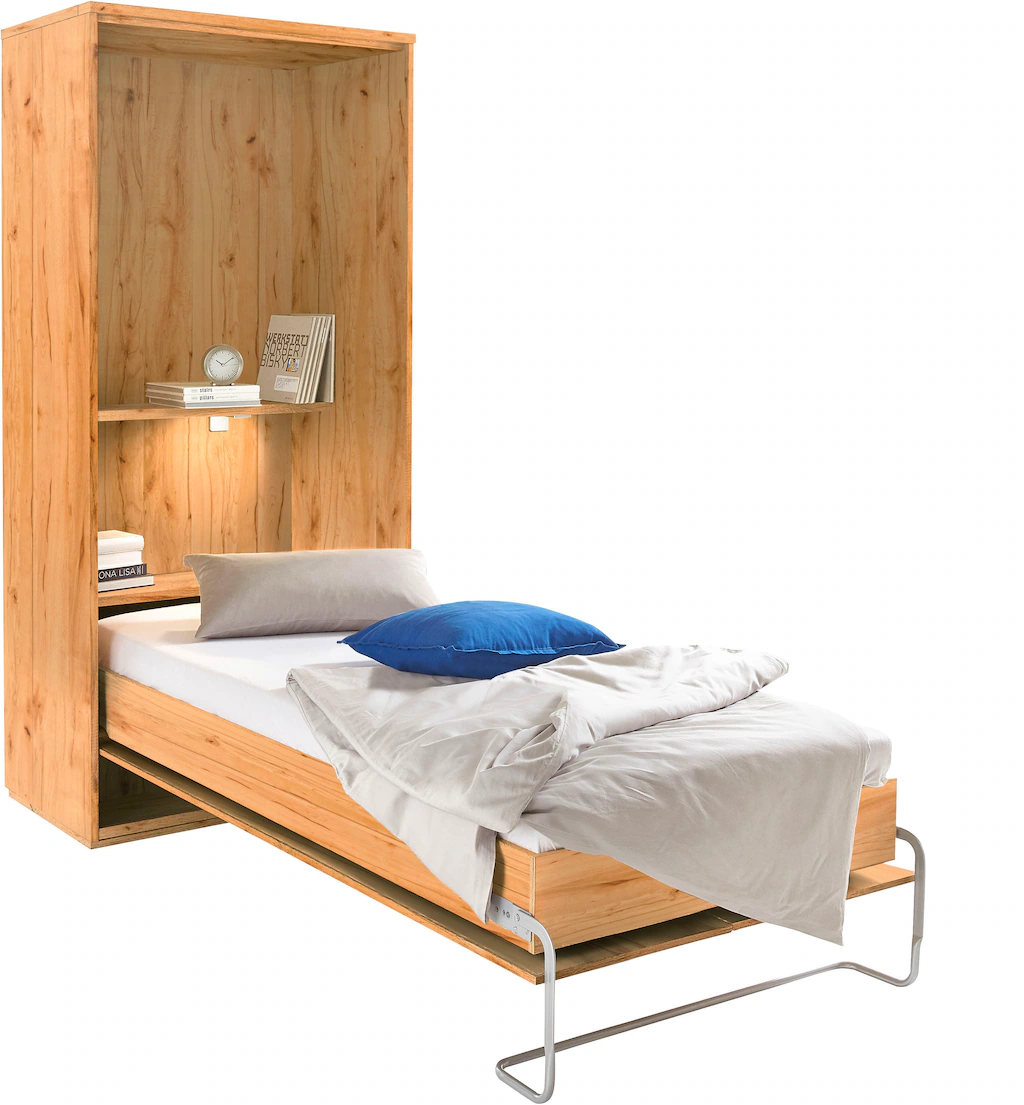 priess Schrankbett "Ancona", mit Regal und LED-Beleuchtung günstig online kaufen