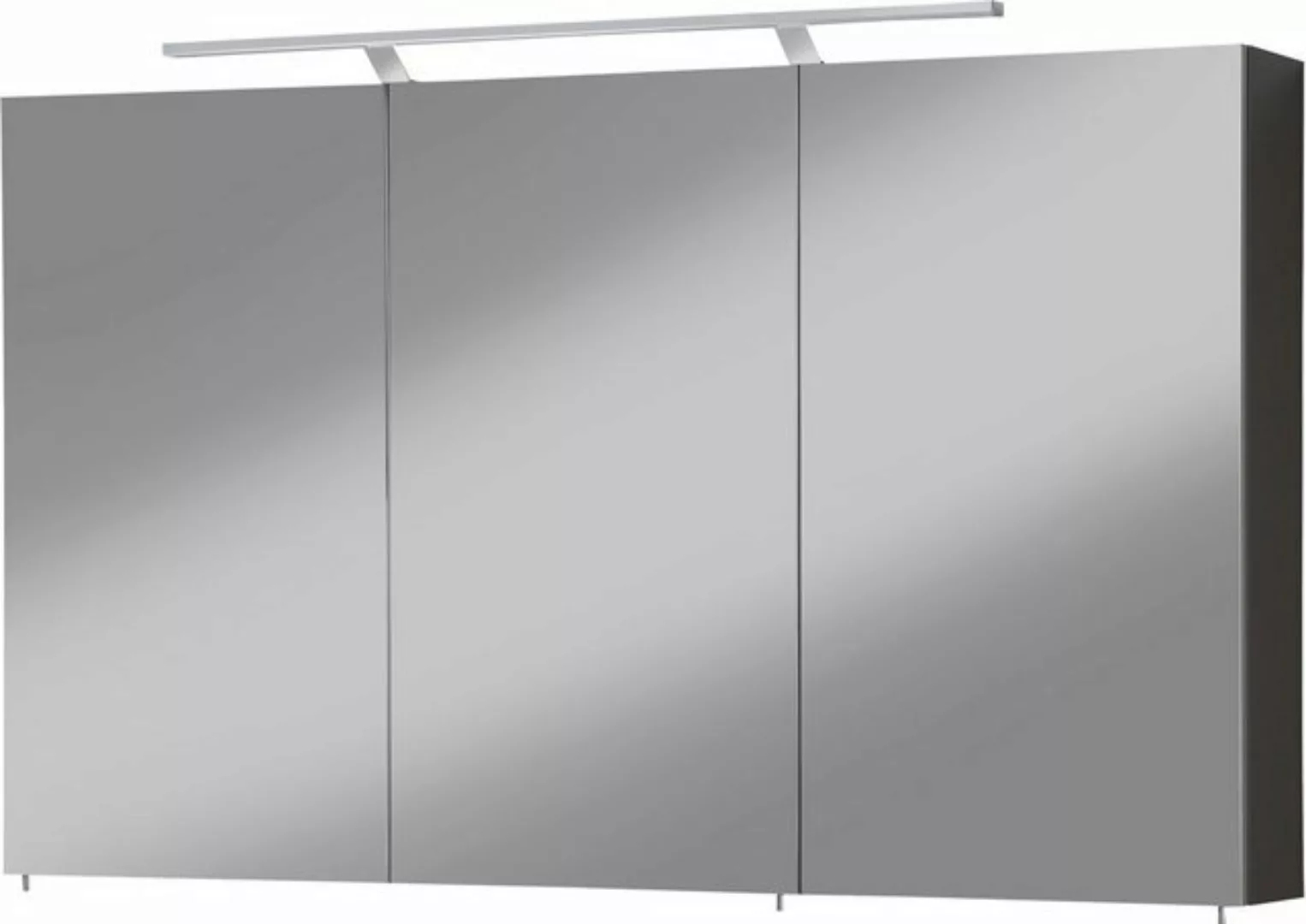 welltime Spiegelschrank Torino Breite 120 cm, 3-türig, LED-Beleuchtung, Sch günstig online kaufen