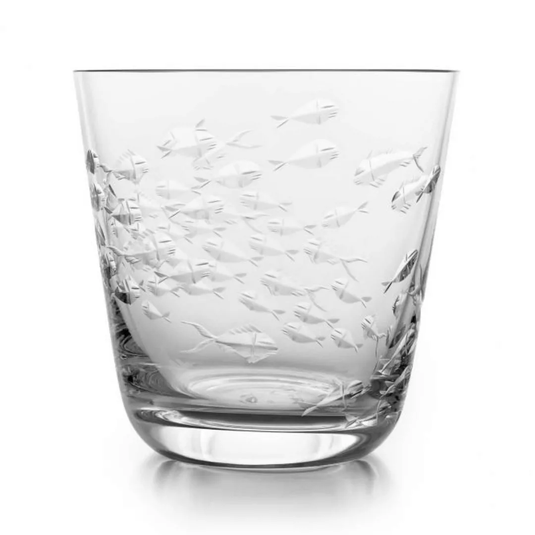 Glas Fischschwarm klar, Größe M (230 ml) günstig online kaufen