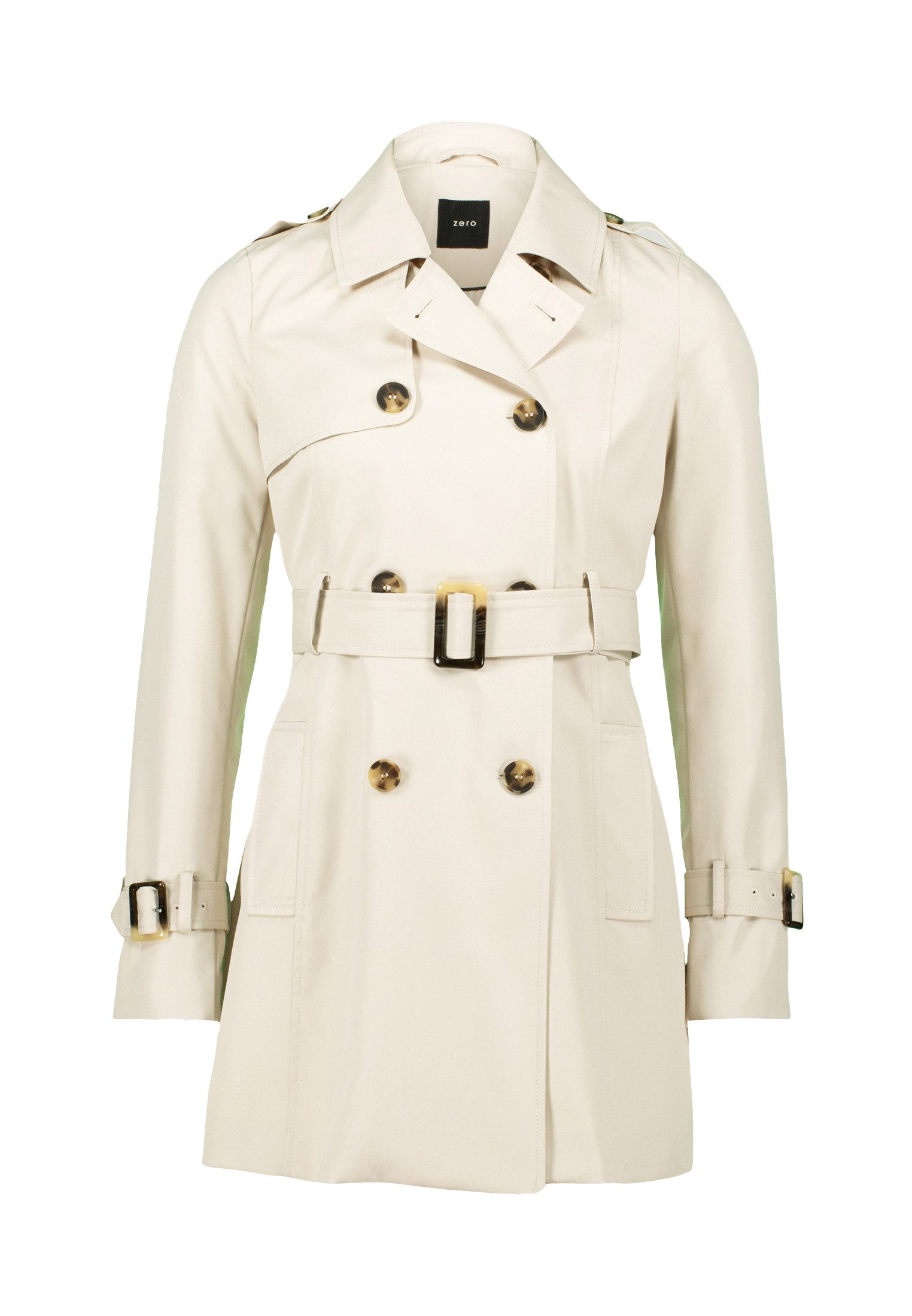 Zero Trenchcoat "zero Damen Trenchcoat mit Bindegürtel" günstig online kaufen