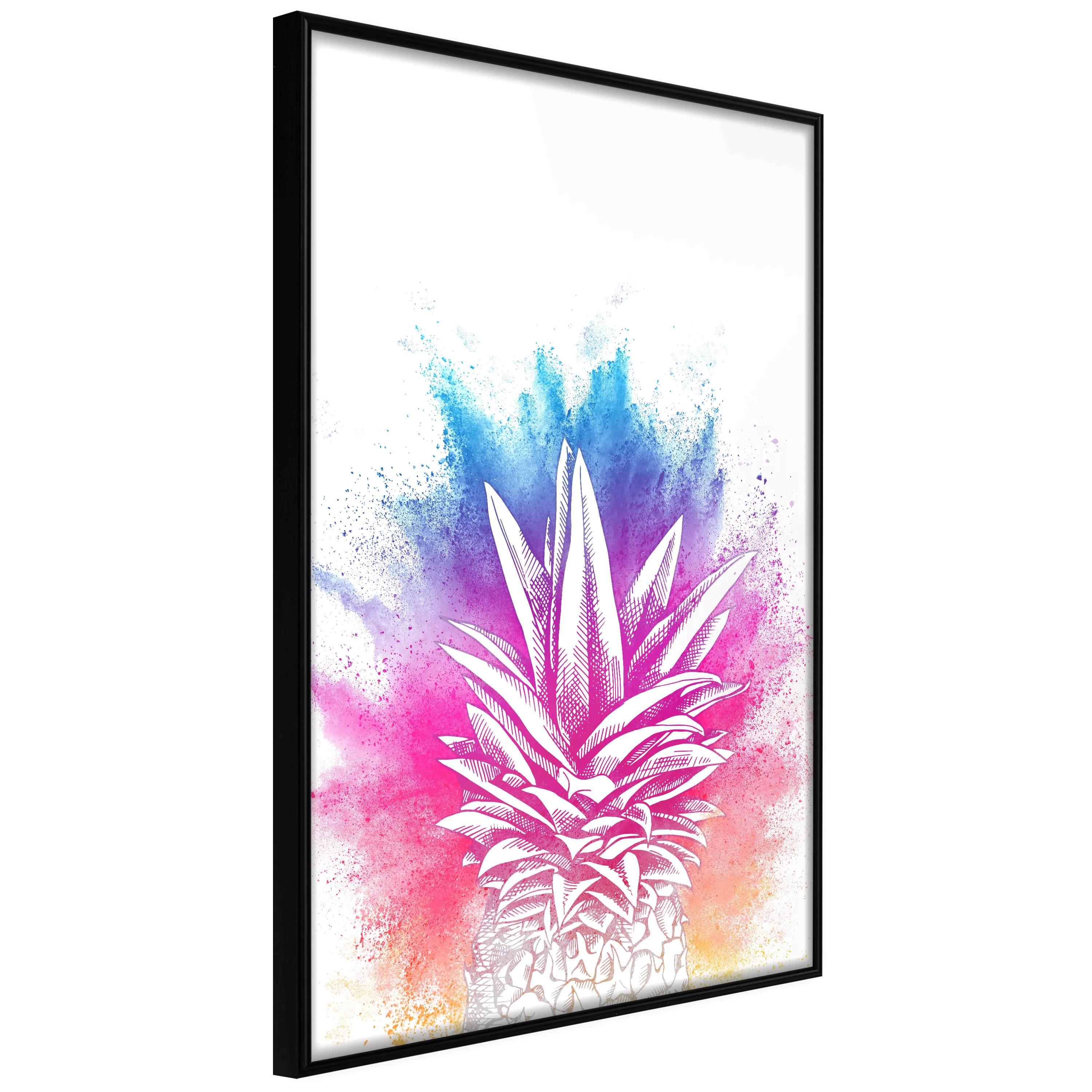 Poster - Rainbow Pineapple Crown günstig online kaufen