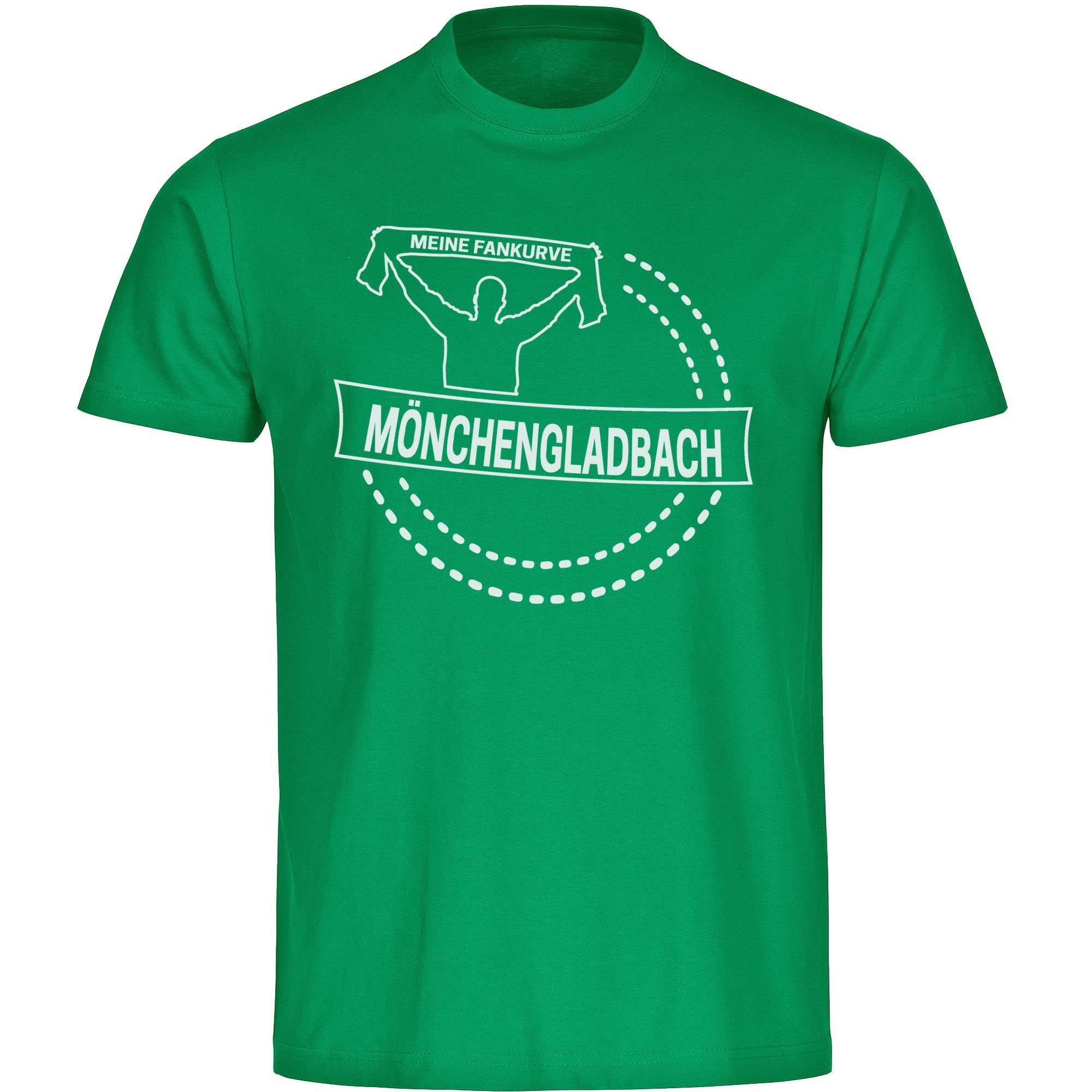 multifanshop T-Shirt Herren Mönchengladbach - Meine günstig online kaufen