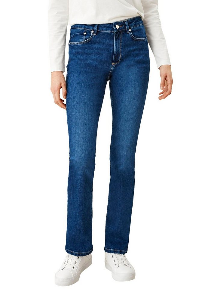 s.Oliver Bootcut-Jeans BEVERLY in Stretch-Qualität, mit Nieten an den Tasch günstig online kaufen