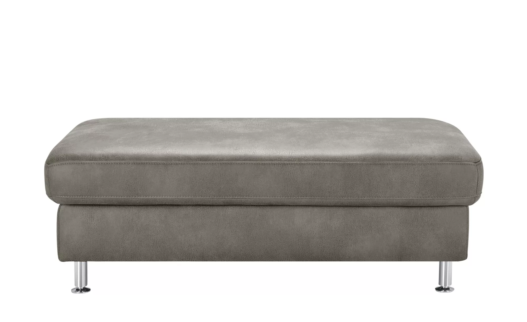 Mein Sofa bold XXL Hocker  Veit ¦ grau ¦ Maße (cm): B: 130 H: 46 T: 65.0 Po günstig online kaufen