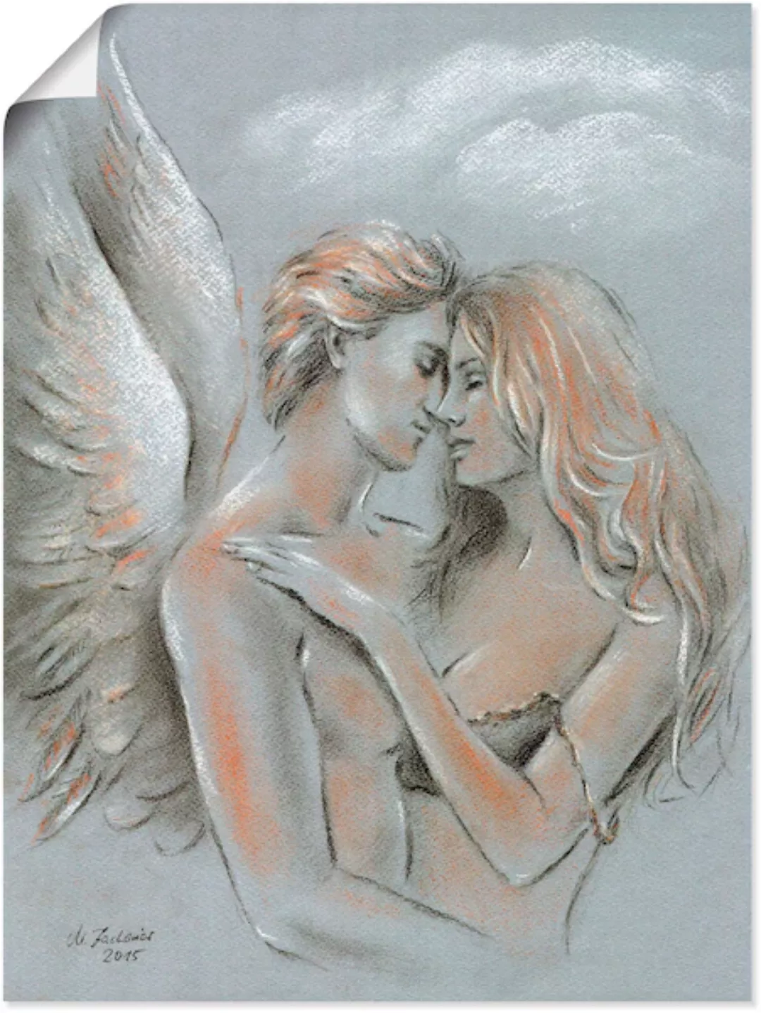 Artland Wandbild "Engel auf Erden", klassische Fantasie, (1 St.), als Leinw günstig online kaufen