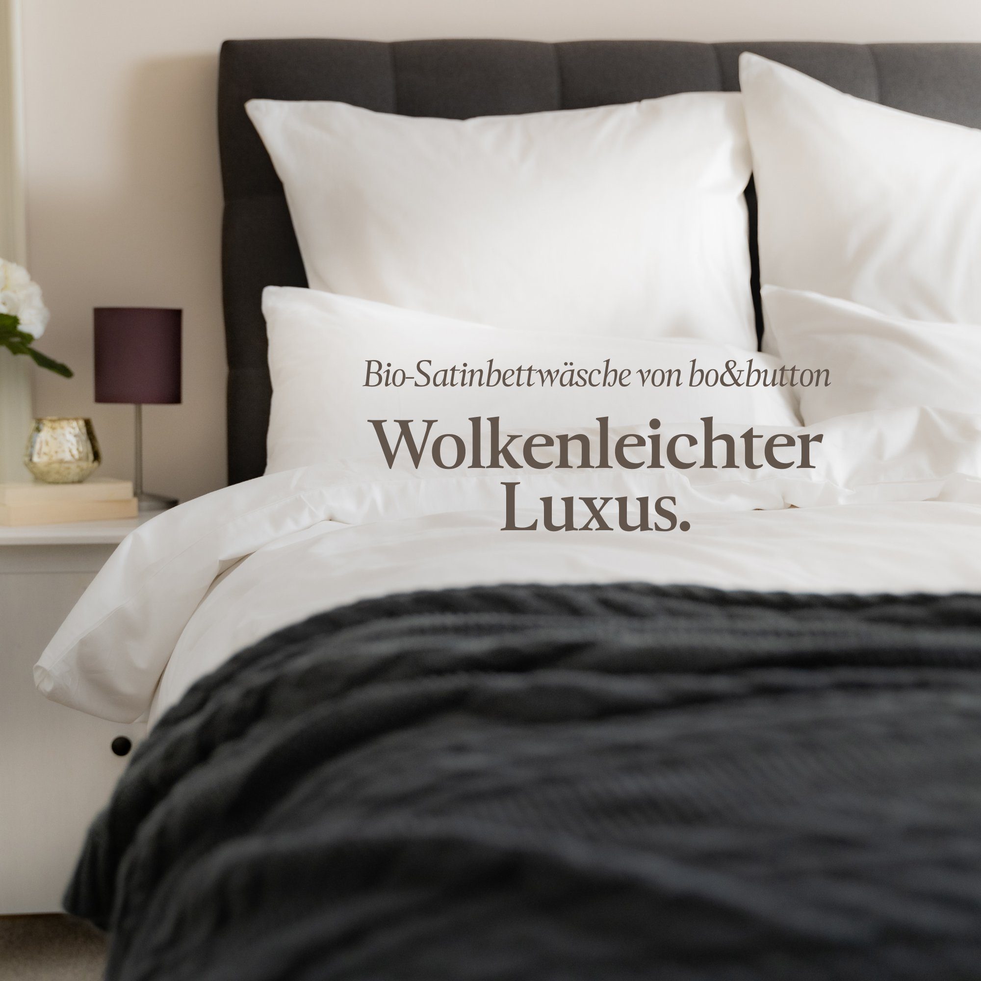bo&button Bettwäsche Mako Satin, Mako-Satin, 2 günstig online kaufen