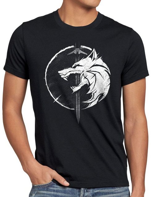 style3 T-Shirt Temerien Saga geralt riva der hexer the witcher mittelalter günstig online kaufen