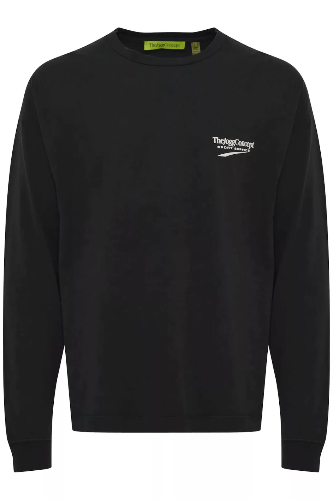 TheJoggConcept Longsleeve JCMMSAM LS TSHIRT lässiger Rundhalspullover mit B günstig online kaufen